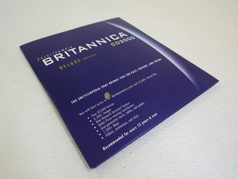 Britannica Inc Encyclopedia Britannica CD 2000 CP1543/1537/1538 041800-80-R1DM