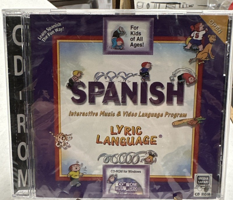 Lyric Language – Spanish – Family Circus CD-Rom (Compatible w/ PC)