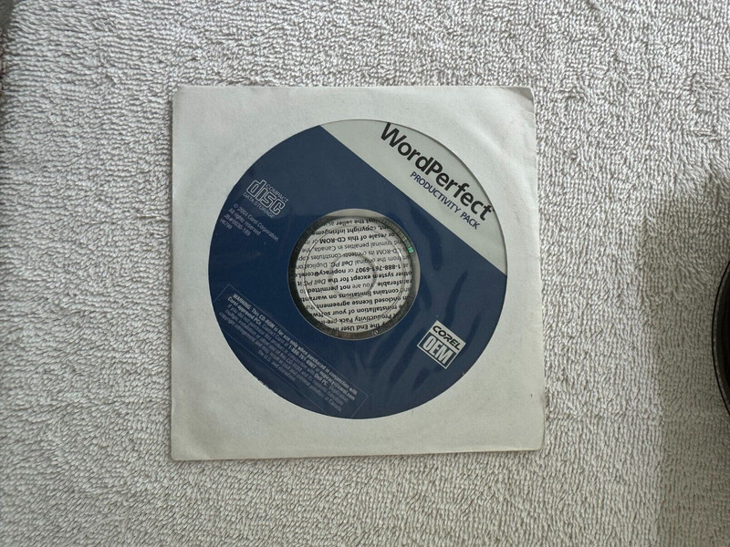 Corel OEM WordPerfect Productivity Pack PC CD-ROM – NO PRODUCT KEY!!!!