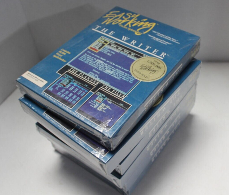 Lot of 8: 1987 Easy Working - Spinnaker The Writer for DOS Filer Planner gallery