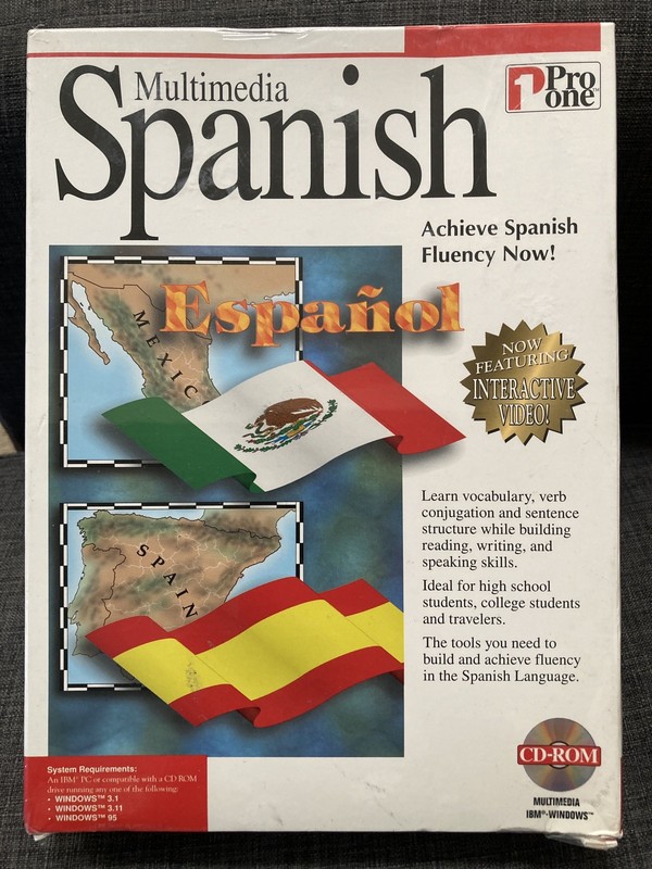 Multimedia Spanish Pro One CD Interactive Video