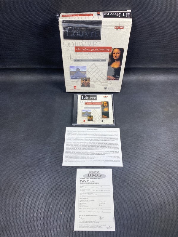 Le Louvre - The Palace And Its Paintings - CD-Rom - Mac or PC 1995 Excellent! gallery