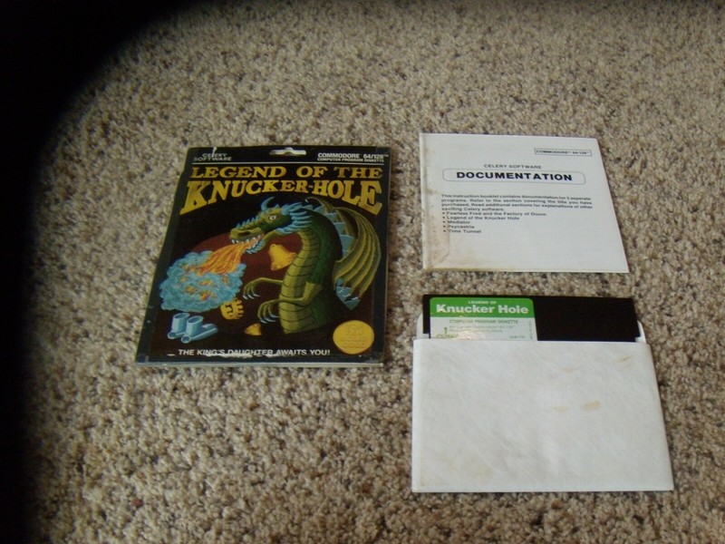 Legend of the Knucker-Hole Commodore 64/128 Game