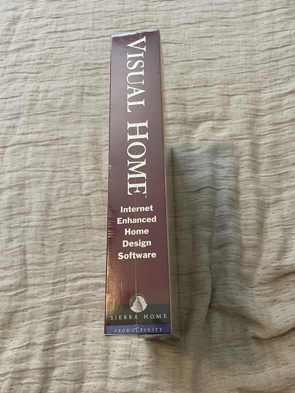 Sierra Visual Home Design 3D Software Sealed Vintage Windows PC Big Box Home gallery