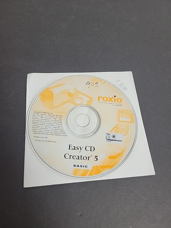 Roxio Easy CD & DVD Creator 5 Basic Edition – Windows XP