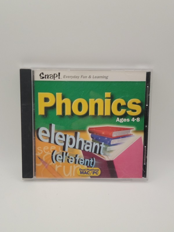 Snap -Phonics (2003 CD-ROM) Homeschooling Education Game