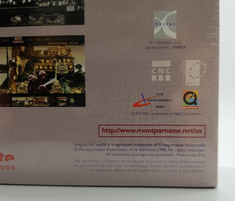 World War II Stories & Archives Montparnasse Multimedia Big Box CD-ROM 1996 NOS gallery