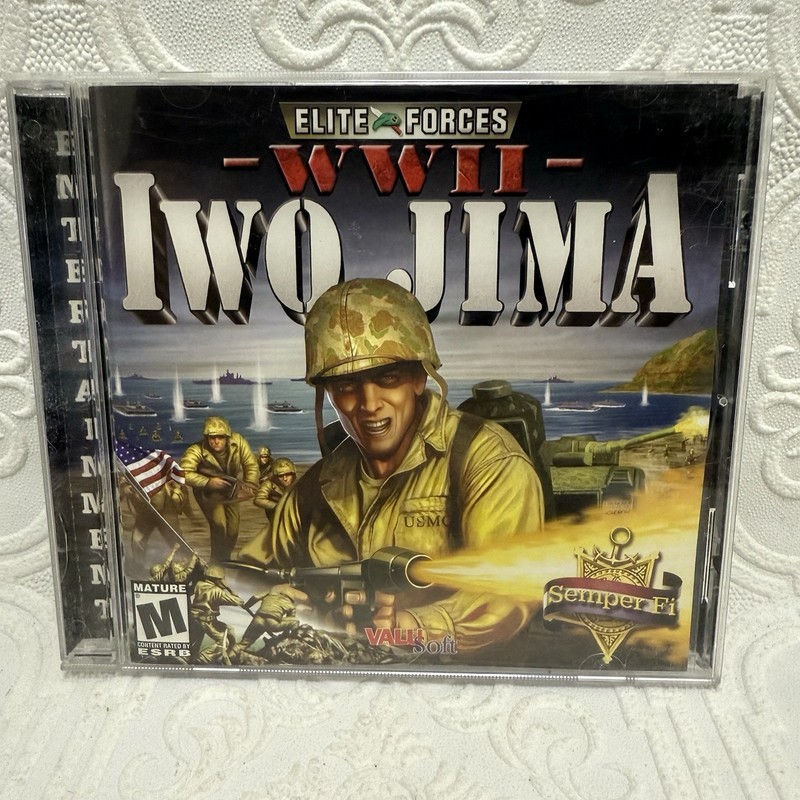Elite Forces IWO JIMA Video Game - PC CD-ROM ValuSoft War Game