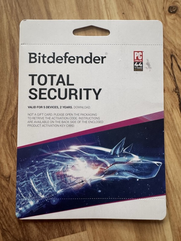 Bitdefender Total Security 2025 (5 Devices, 2 Years) Activation Code – New