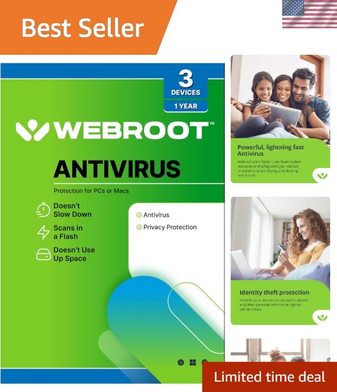 Secure Your Devices: 2025 Antivirus Software for PC/Mac – 3 Device Protection