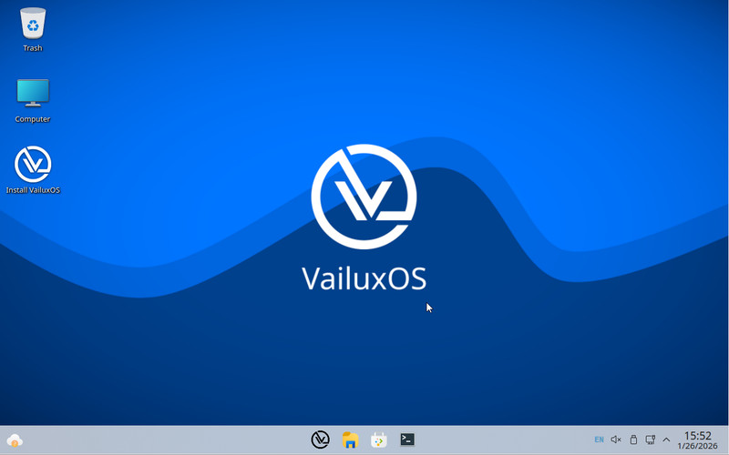 VailuxOS is a Debian-based Linux operating system on DVD or USB Flash Drive