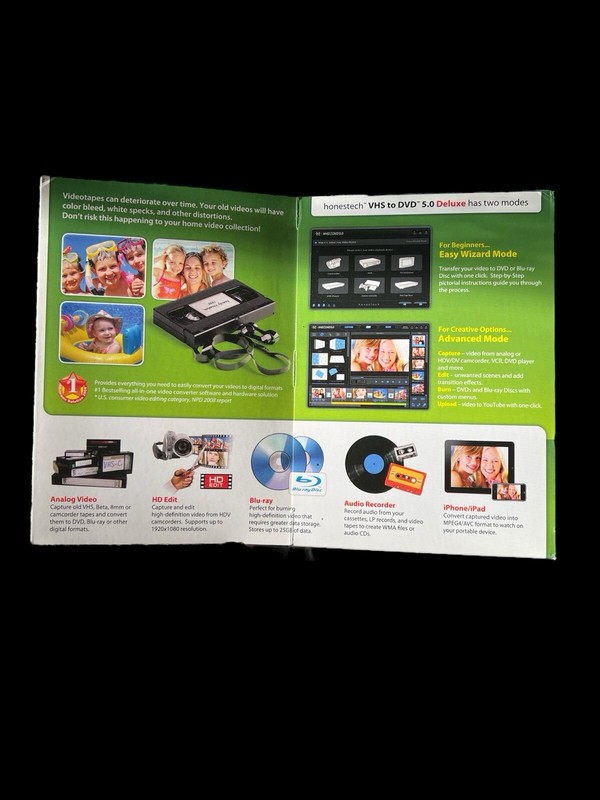 Honestech VHS to DVD 5.0 Deluxe Powerful & Effortless Video Conversion Solution gallery