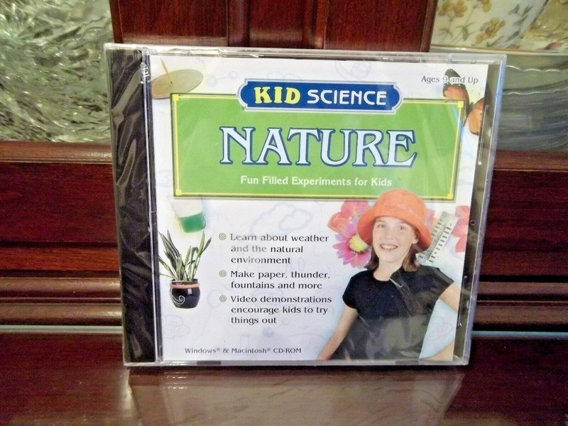 Kid Science Nature PC CD Fun Filled Experiments Kids 9 & Up Windows 98/ME/XP/Mac