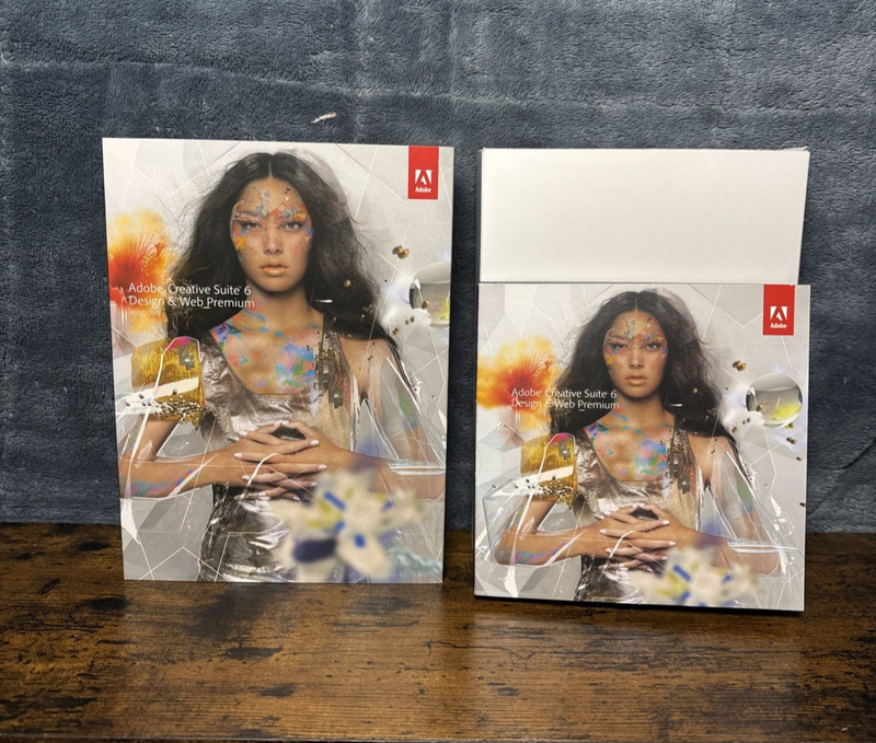 Adobe CS6 Design Web Premium Box, Disc – Full License Number – Windows