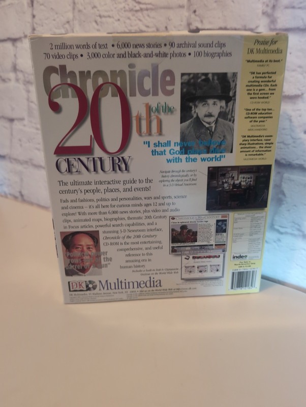 Chronicle of the 20th Century PC CD-ROM Retro Big Box NEW Media gallery