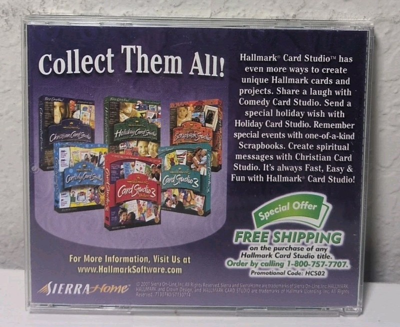 Hallmark Card Studio 3 PC CD ROM B355 gallery