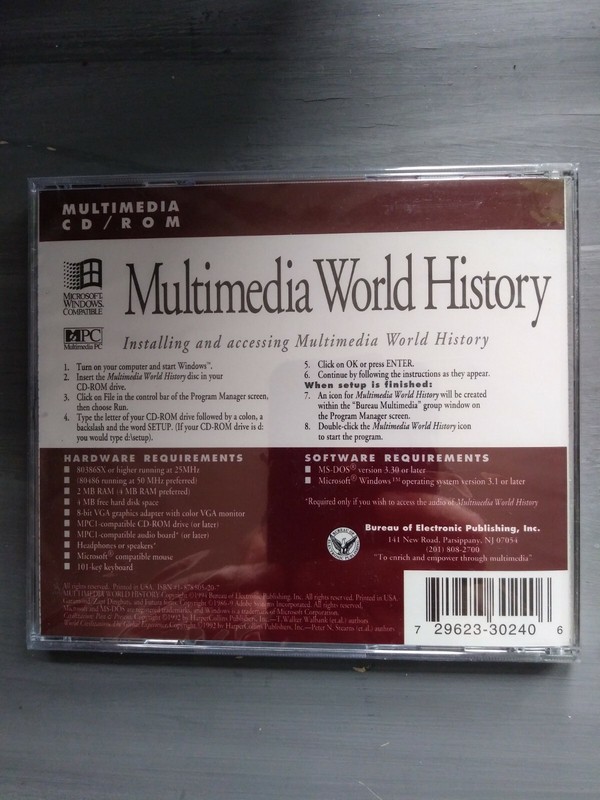 MULTIMEDIA WORLD HISTORY New CD ROM Take The Mystery Out of History Sealed gallery