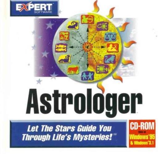 Expert Astrologer PC CD let stars guide through life mysteries astrology program