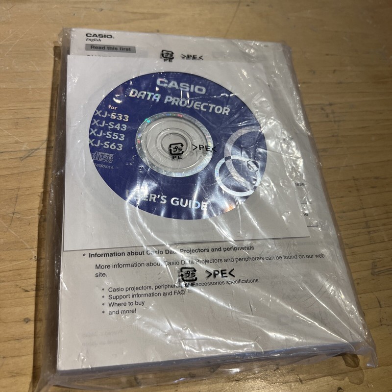 Casio Data Manual W/ Disc