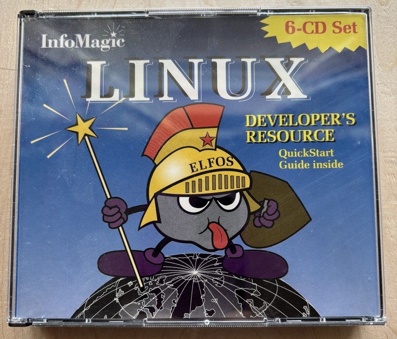 Linux Developer’s Resource Infomagic Blue KNIGHT 6 CD Red Hat Slackware Kernel