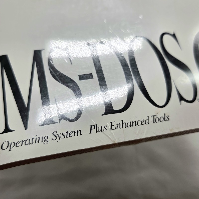 Microsoft MS-DOS 6.2 Operating System User's Guide & Software Disks NEW Sealed gallery