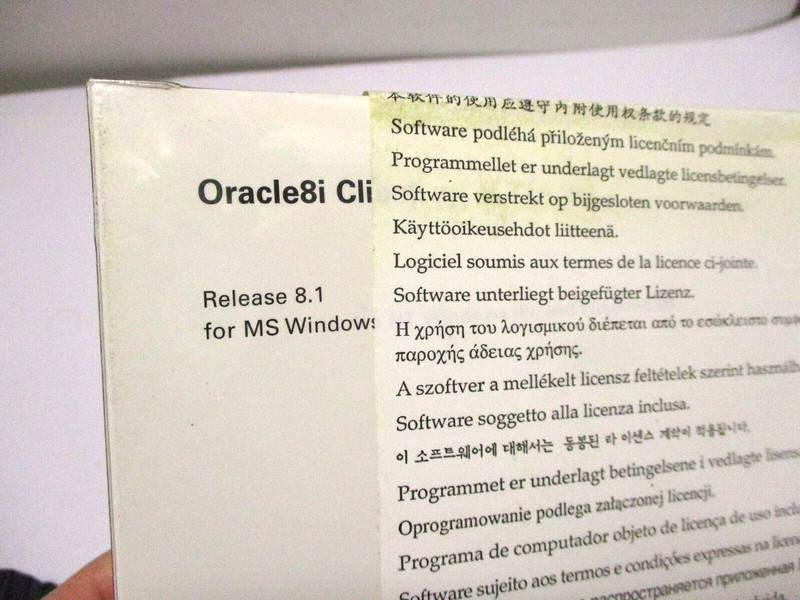 Oracle Enterprise Manager WebBD Oracle8i Client Sun Solaris Software 8.1 CD gallery
