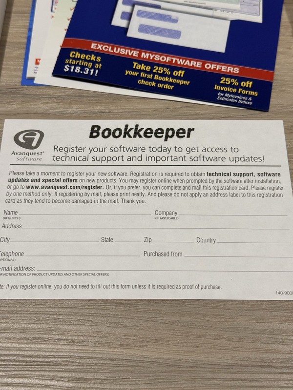 MySoftware Bookkeeper Business Finances Manager Accounting Software 2009 Windows gallery
