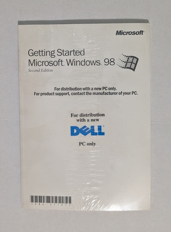 Microsoft Windows 98 Second Edition Manual, Floppy Disk & CD for Dell PC gallery