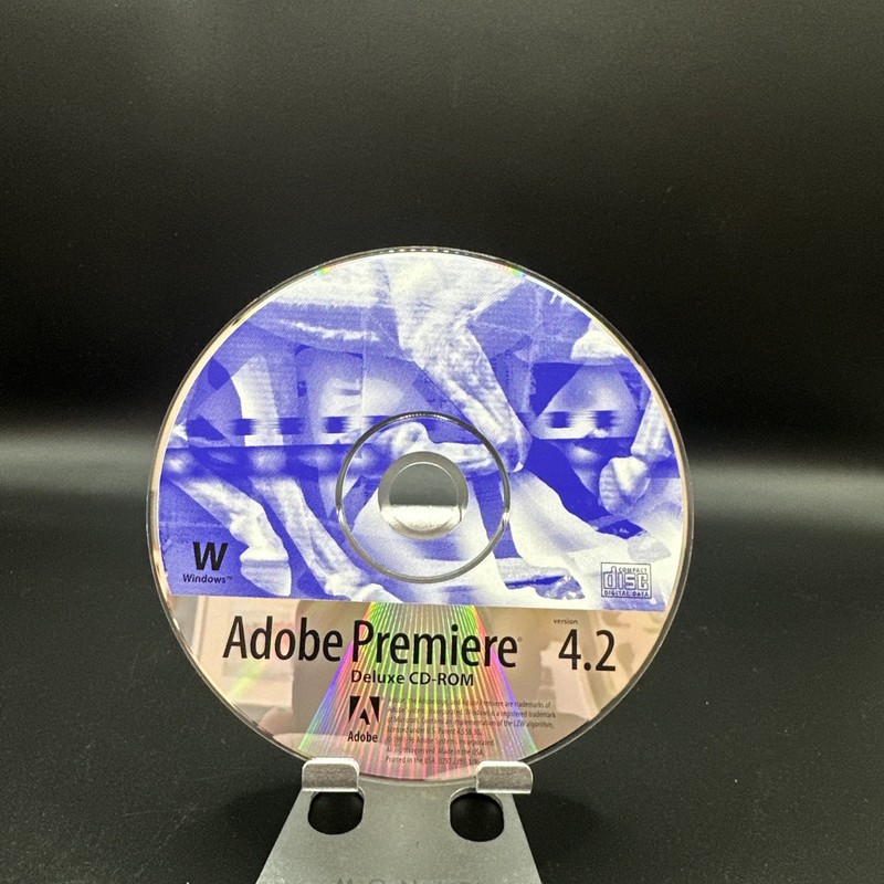 Adobe Premiere 4.2 for Windows Deluxe CD ROM Vintage Software Genuine Original