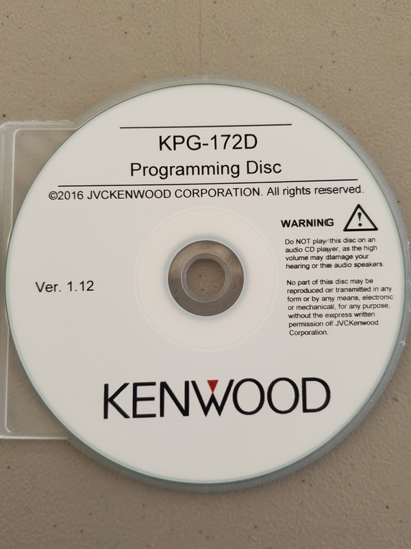 KPG-172D OR KPG172D PROGRAMMING DISC FOR JVC KENWOOD