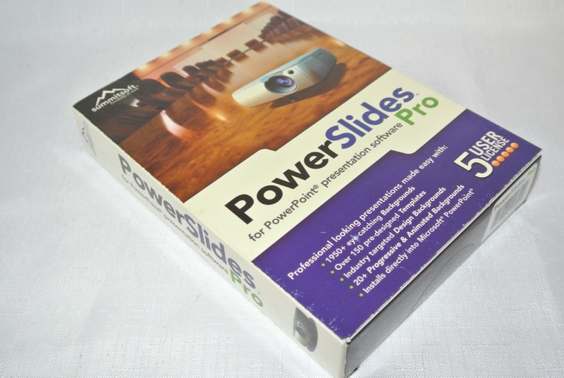 Summitsoft PowerSlides Pro 5 user license New-Sealed- gallery