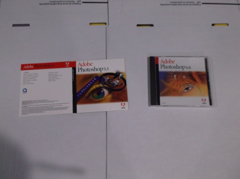 Photoshop 5.5 and 6.0 Upgrade for Mac with box and manuals gallery
