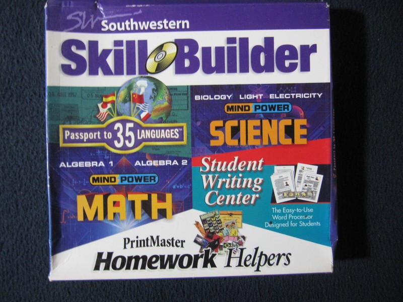 Skill Builder Math Science Student Writing [3 CD-ROM Set] Win 3.1/95/98/2000,XP