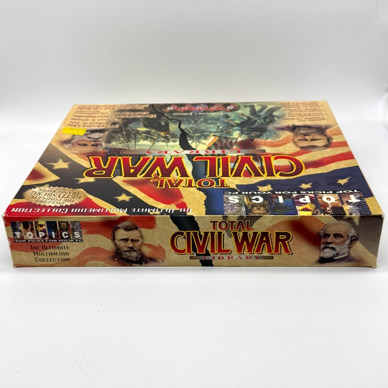 Total Cival War Library Big Box PC Cd-Rom 5 Disc Set Sealed Unopened 1997 gallery