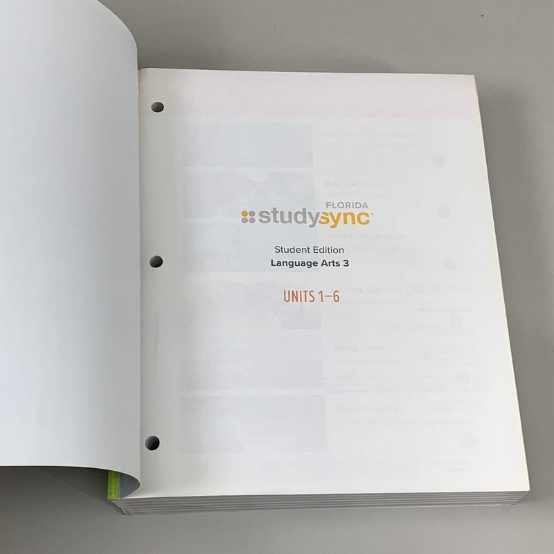 STUDYSYNC Language Arts 3 - Student Edition - Florida - Paperback gallery
