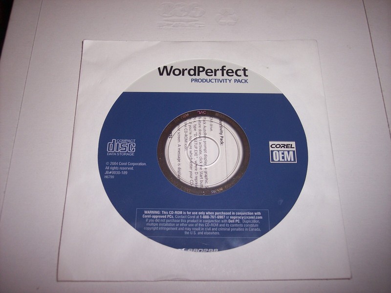 2004 WORD PERFECT PRODUCTIVITY PACK PC CD ROM COREL 980298 ~ JB # 0030-189 H6799 gallery