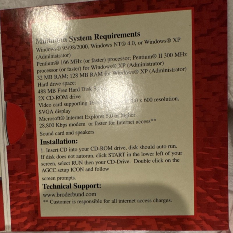 Broderbund CreataCard Select 6 DTP Software CD for Windows 95/98/Me/2000/XP gallery