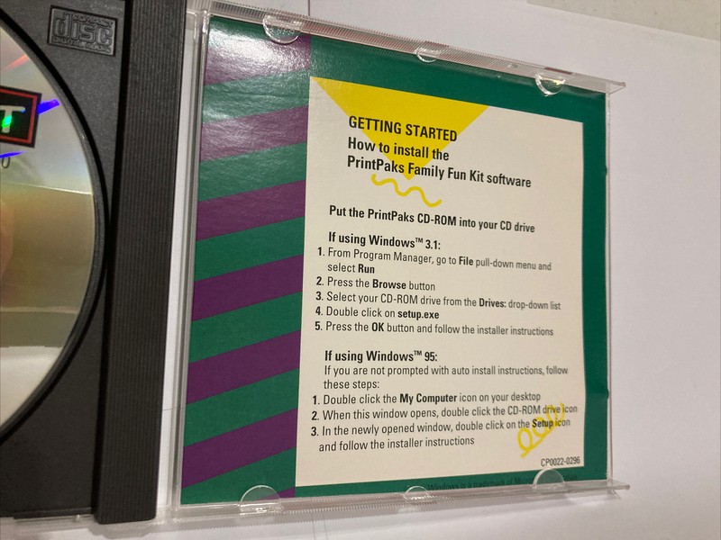 Print Paks: Family Fun Kit - Version 1.1 (PC, 1996, PrintPaks) NM ShipsSameDay gallery