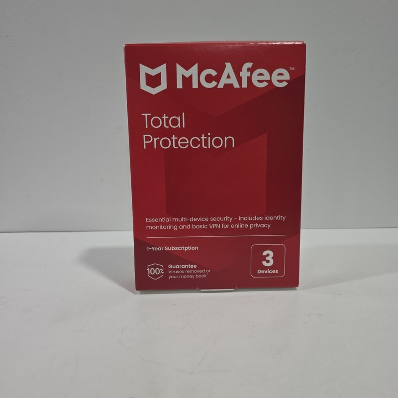 McAfee Total Protection for 3 Users Windows/Mac/Android/iOS