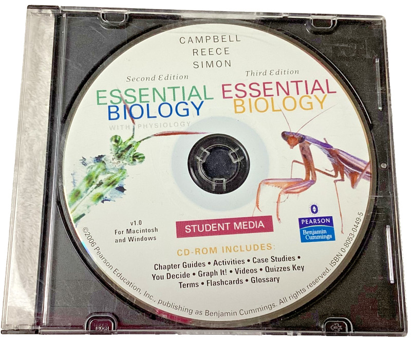 Essential Biology by Campbell, Reece & Simon, CD-ROM ONLY