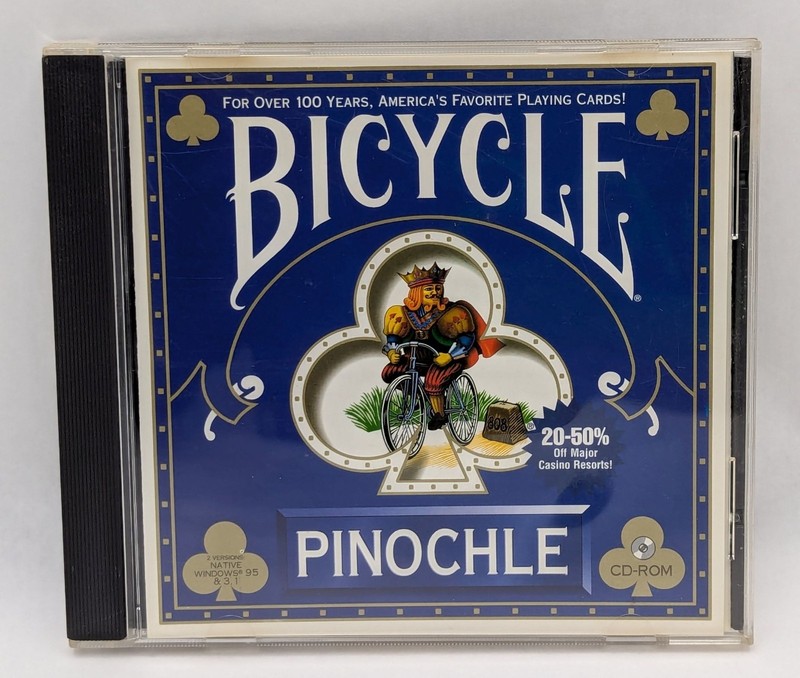 Bicycle Pinochle PC CD-ROM Windows 95 98 2000 Vista ME XP Expert Software TESTED gallery