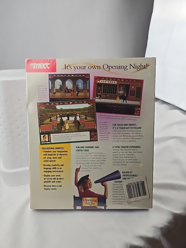 Opening Night Bonus W/ Bonus (CD) Oregon Trail By Creativity MECC New Sealed gallery