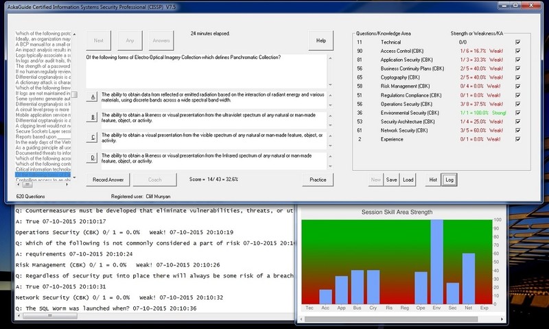 CISSP Exam Review Software for questions practice gallery
