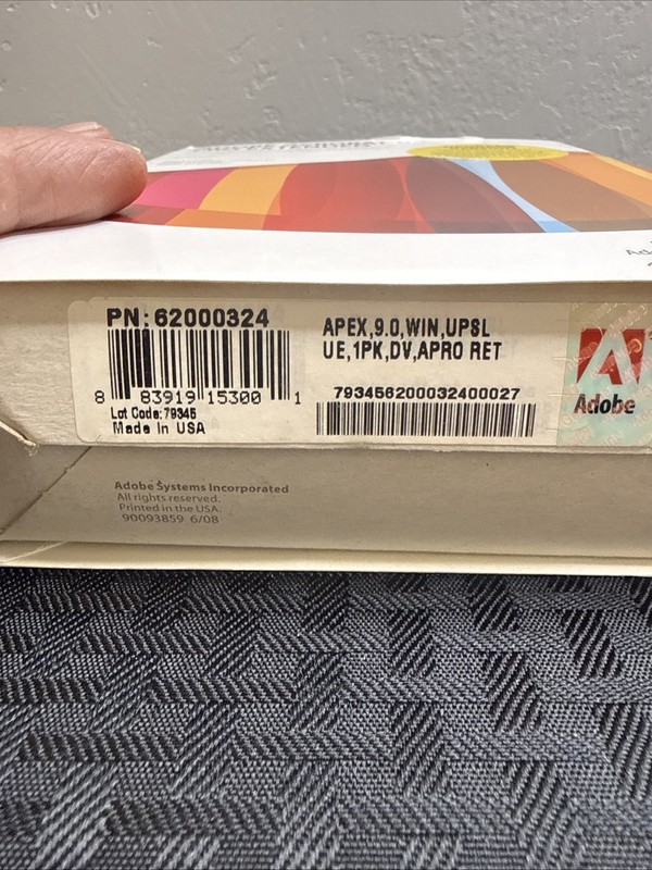 Adobe Acrobat 9 Pro Extended Professional Windows Original Box Serial Number gallery