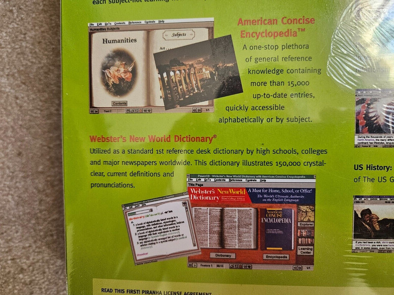 The Academic Edge Piranha Pack Win/Mac Win 95 10 CD Set NEW/SEALED gallery