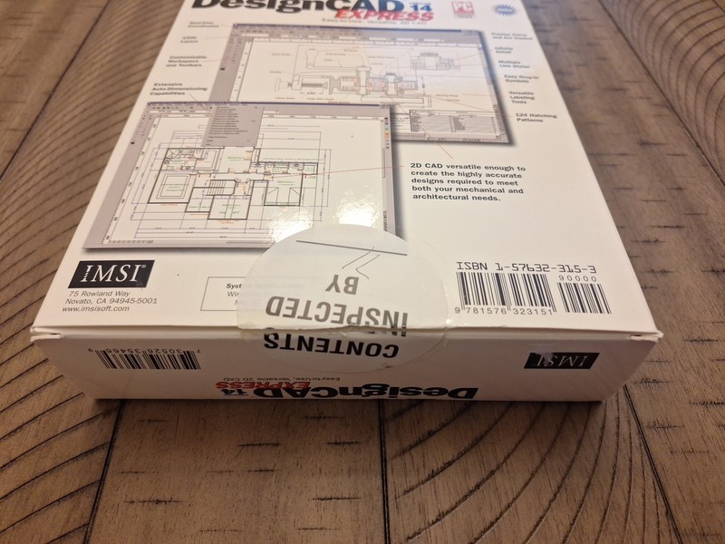 Vintage DesignCAD Express Version 14 Express. PC (Open Box) gallery