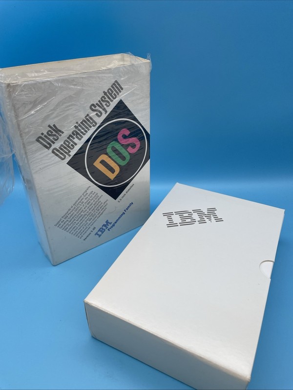 IBM DOS Version 5.0 Disk Operating System Box ~ 3.5 Inch Diskettes & Manuals VG gallery