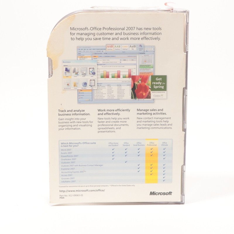 Microsoft Office 2007 Professional Full English Retail Version 2 Disk With Key gallery