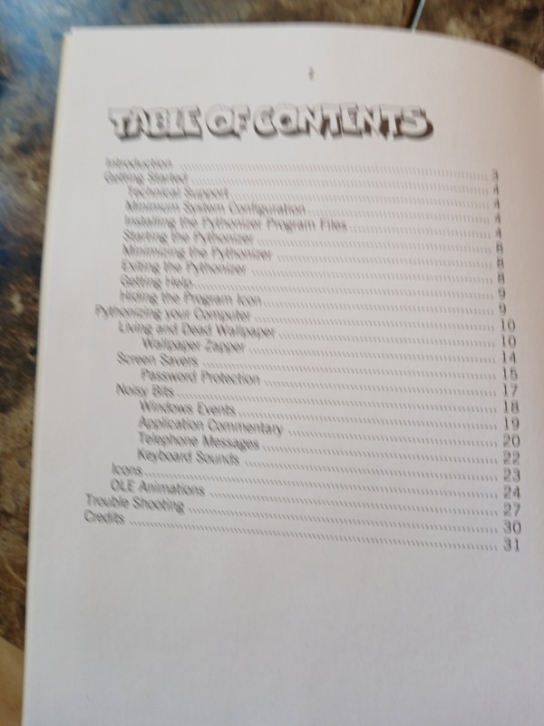 Monty Python's Flying Circus Desktop Pythonizer For Windows (PC) MANUAL ONLY gallery