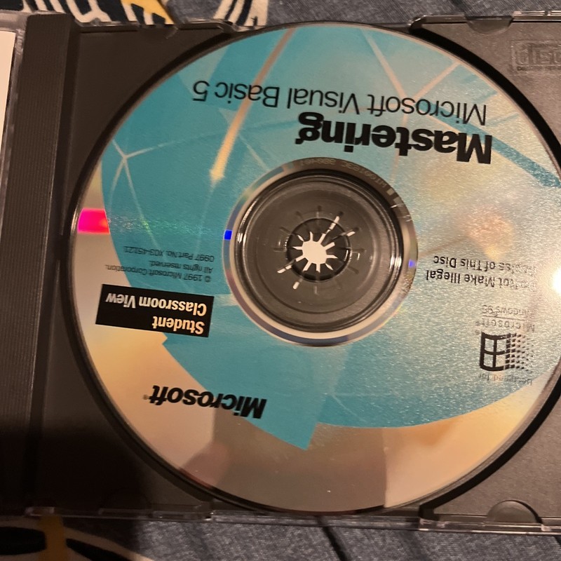 Mastering Microsoft Visual Basic 5 CD ROM Interactive Training gallery